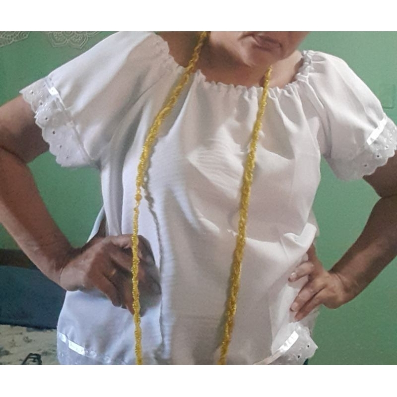 Bata camisu feminino umbanda e Candomblé. — imagem 2 de 2