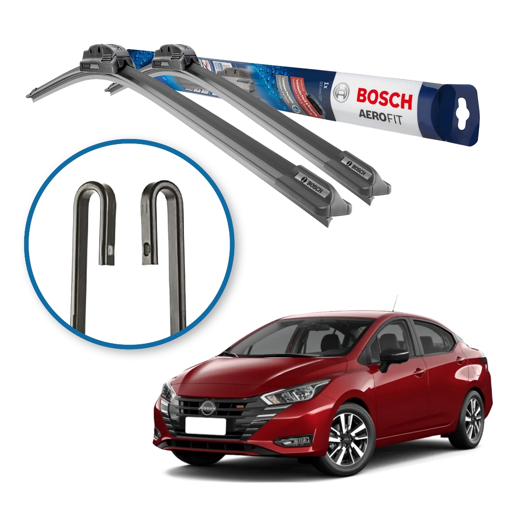 Palheta Limpador Parabrisa Original Bosch Nissan Versa 2021 a 2024 em Oferta na Shopee