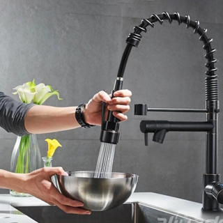 Torneira Cozinha Gourmet Monocomando Com Spray Extensor Torneira Cozinha Luxo Água Quente E Fria em Oferta na Shopee