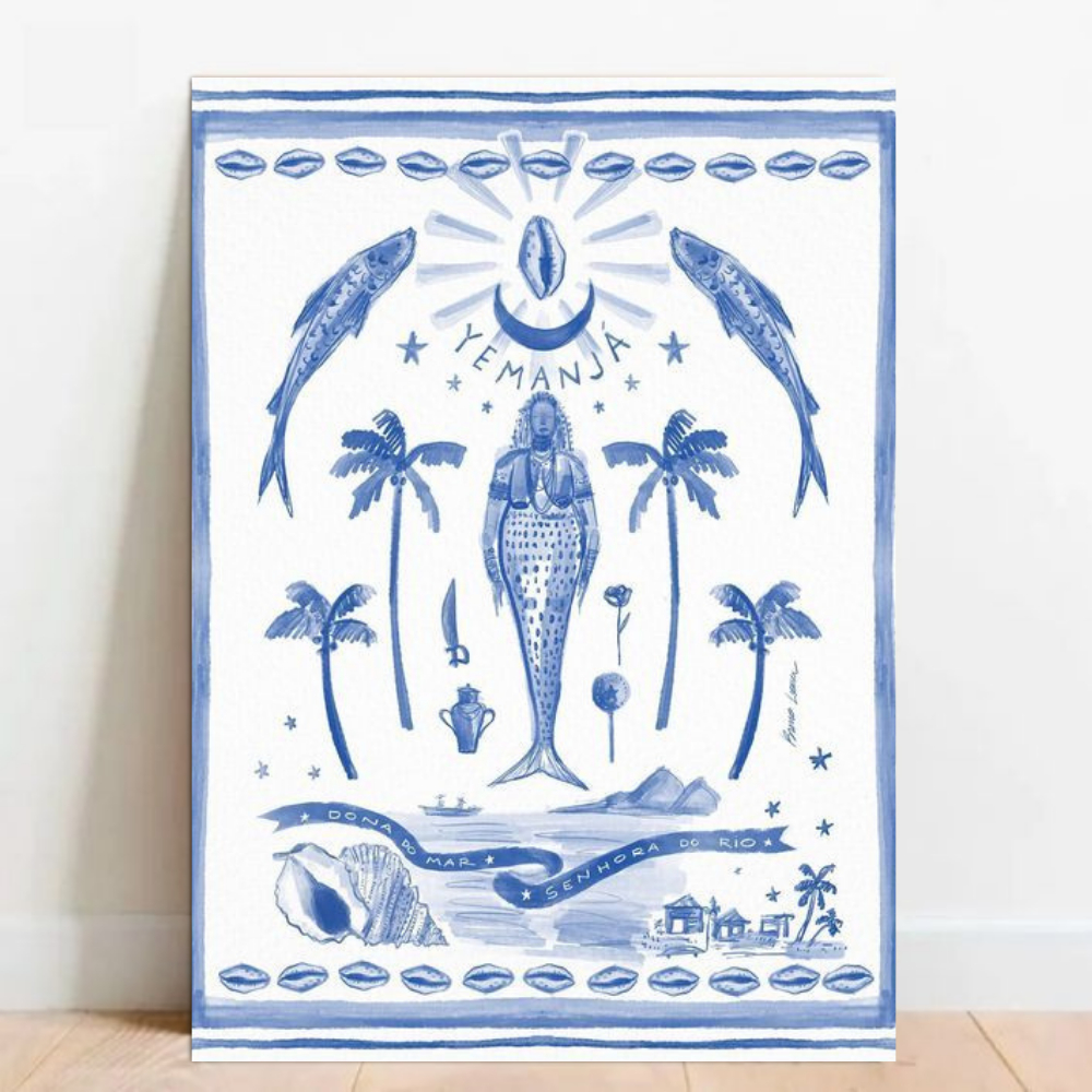 Quadro Placa decorativa Yemanjá Iemanjá Orixá Umbanda Candomblé Decorativo Oxalá 10 em Oferta na Shopee