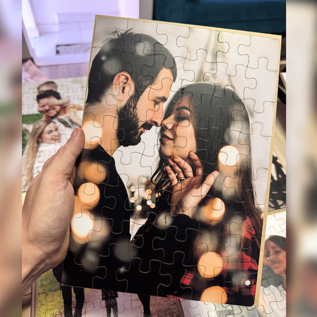 Quebra Cabeça Personalizado Kit 1/2/3 und - Presente Namorados - Noivos - Pais - Mães - Casamentos