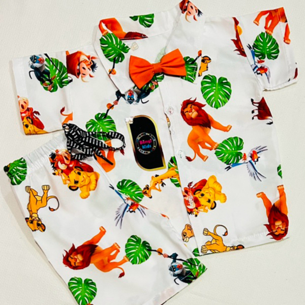 REI LEÃO MAURICINHO TEMÁTICO FESTA ANIVERSÁRIO MENINO em Oferta na Shopee