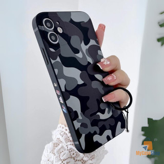 Capa Capinha Case Silicone com acessório Para iPhone 11 13 14 estampa exército