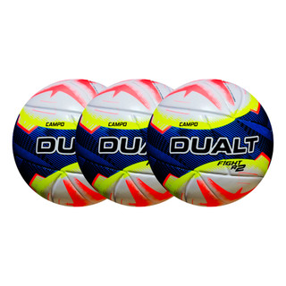 Kit c/3 Bola Dualt Campo Fight R2 Lançamento 2024