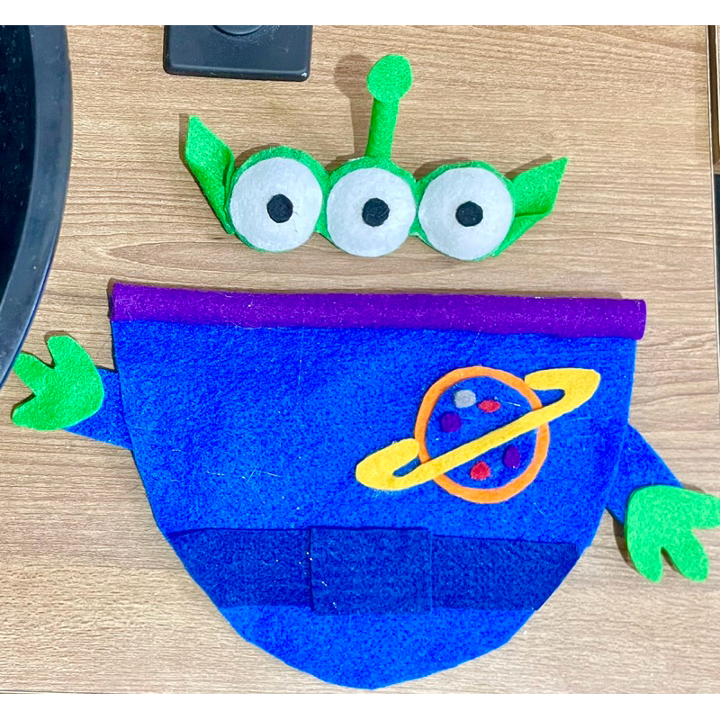 Bandana + acessório de cabeça Alien toy store para cachorro e gato