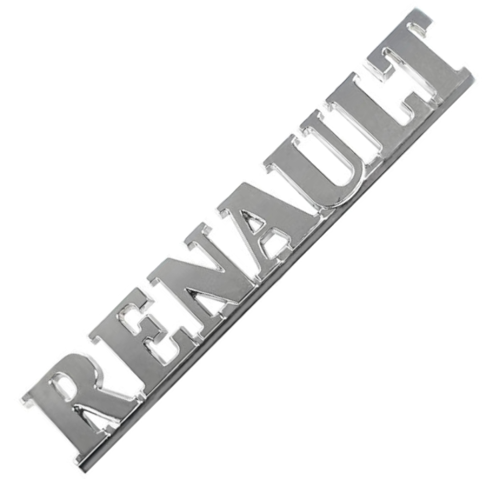 Emblema Renault Letreiro Cromado Mala Mégane Scénic Clio