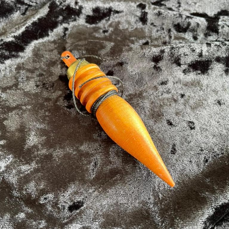 Pêndulo De Madeira Com Chumbo Para Radiestesia Radioestesia - 8,5CM - Eldorado