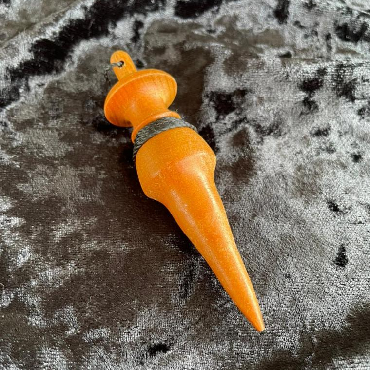 Pêndulo De Madeira Com Chumbo Para Radiestesia Radioestesia - 8,5CM - RAIO