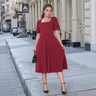 Vestido Feminino Evangelico Moda Cristã Midi Look Elegante em Oferta na Shopee