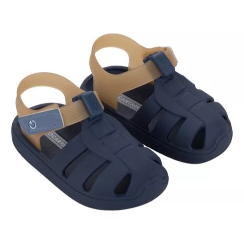 Sandália Infantil Menino Cartago Oslo Baby Com Velcro em Oferta na Shopee