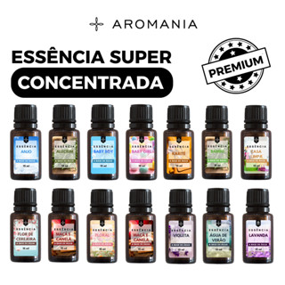 Kit 10 Essências Para Umidificador Aromatizador e Difusor Elétrico 15ml | Aromania