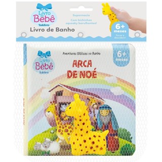 AVENTURAS BIBLICAS NO BANHO- 2 titulos ha escolher arca de noé-Daniel na Cova dos Leões em Oferta na Shopee