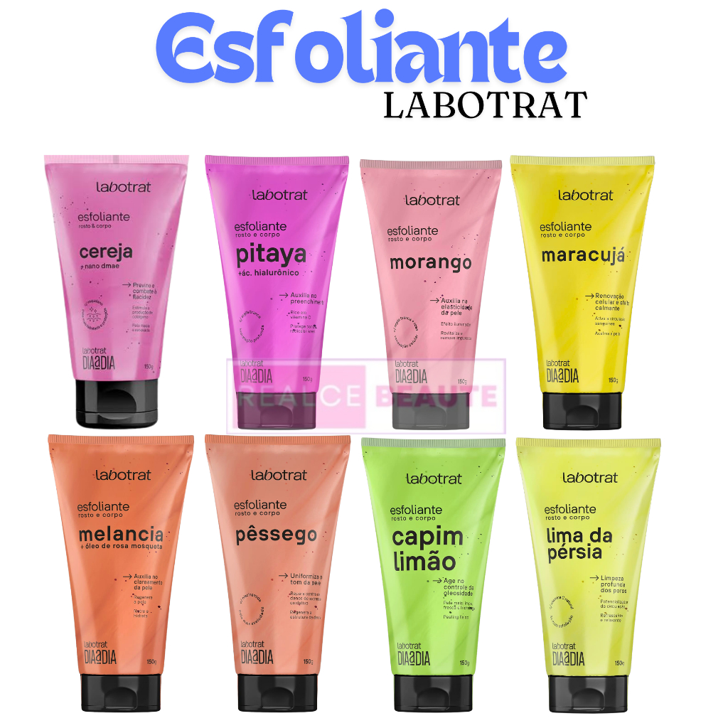 Esfoliante Corpo e Rosto Labotrat - 150g em Oferta na Shopee