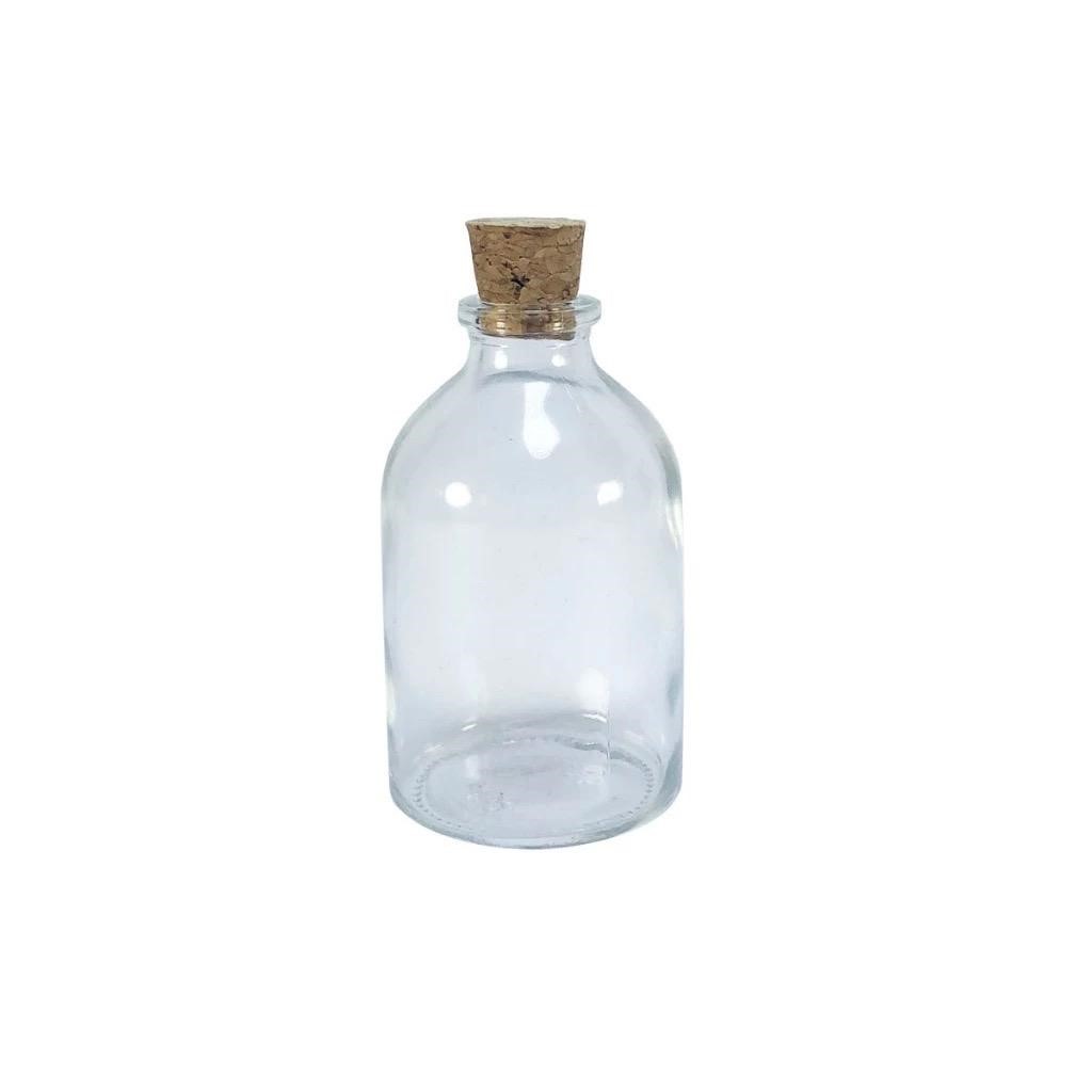 50  Frascos Penicilina 50ml Com Rolha - Cristal
