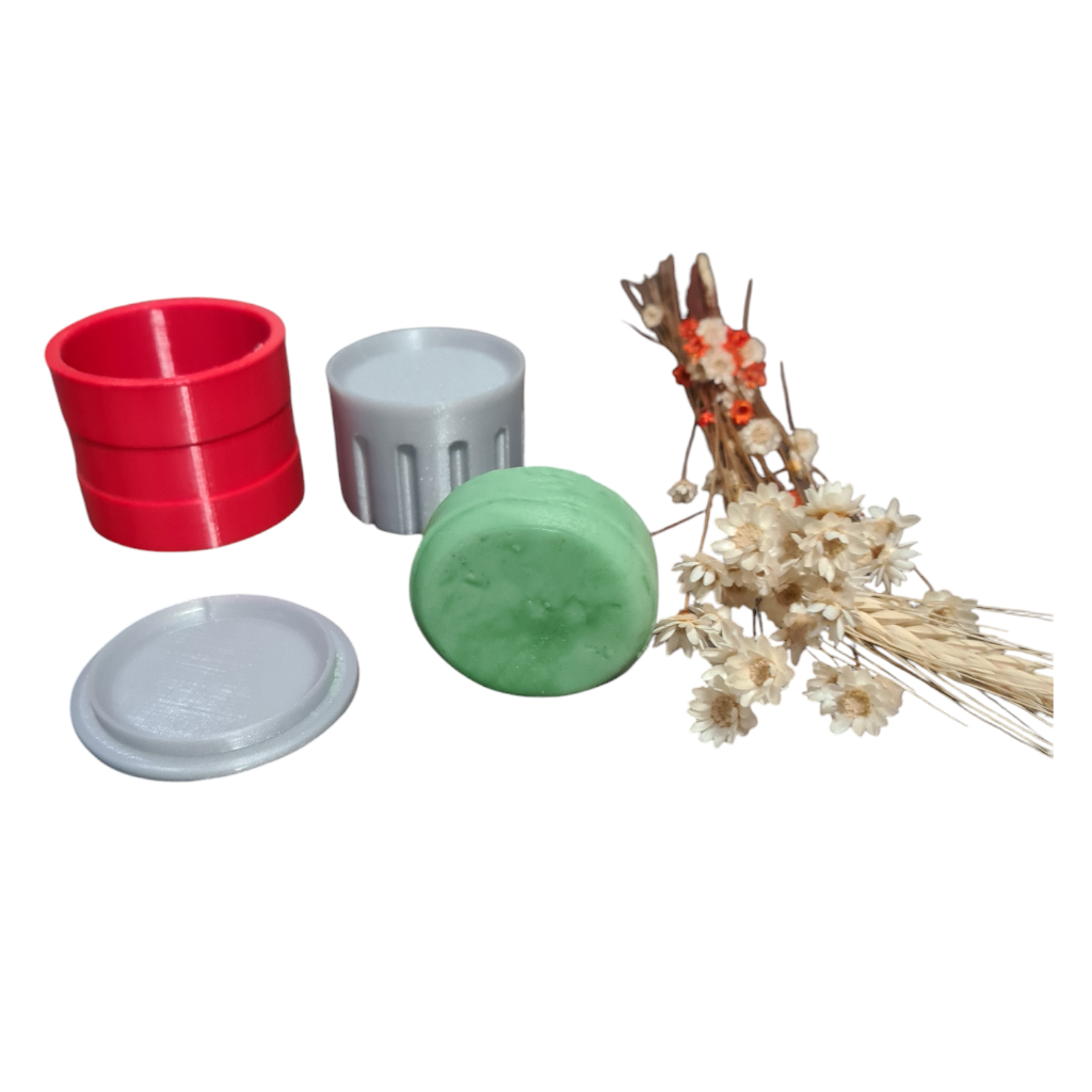 Prensa para sabonete/shampoo sólido artesanal 50mm Redonda Personalizada 3D Artesanal em Oferta na Shopee