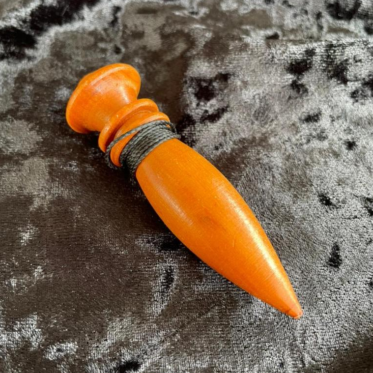 Pêndulo De Madeira Com Chumbo Para Radiestesia Radioestesia - 8,5CM - ESCRIBA