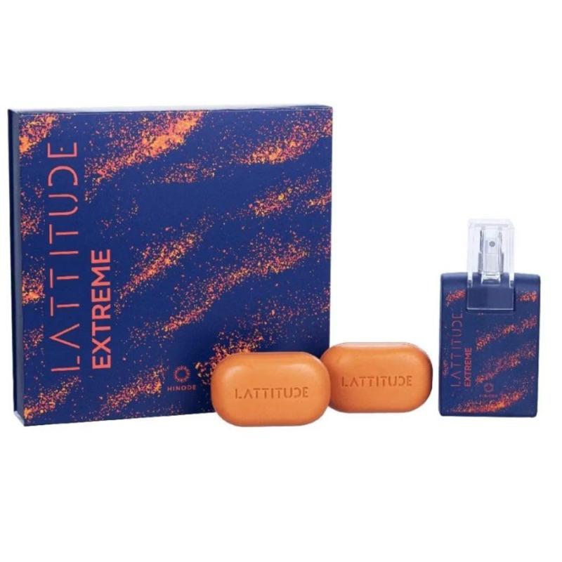 Kit Presente Natal Dia dos Pais Perfume Lattitude Extreme Hinode