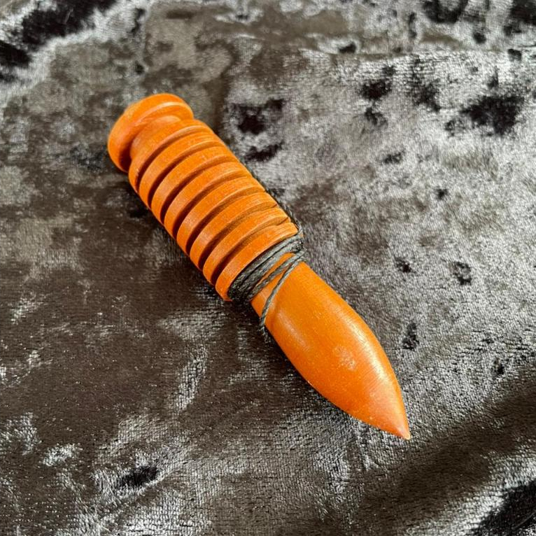 Pêndulo De Madeira Com Chumbo Para Radiestesia Radioestesia - 8,5CM - MESTRE