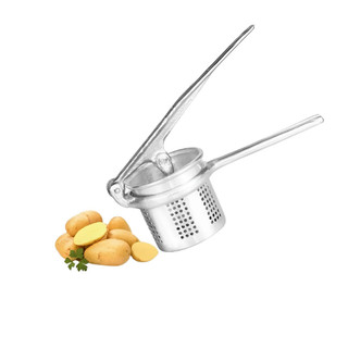 Espremedor Amassador de Batatas Legumes em Alumínio 22cm