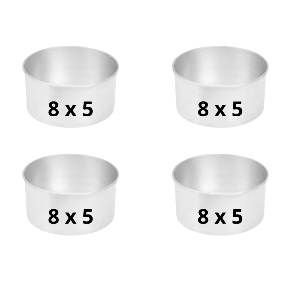 Kit 04 (QUATRO) Forma Bento Cake 8 x 5 cm Assadeira Bolo em Oferta na Shopee