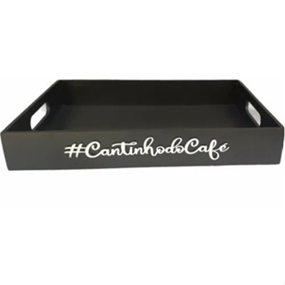 Bandeja Decorativa 40x30 ou 50x30 Decoração Cozinha Cantinho Do Café Grande Mdf Servir Organizar em Oferta na Shopee