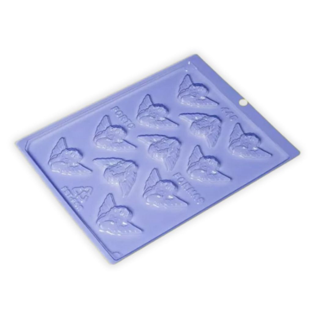 1~10  Forma Simples ANJO APLIQUE em Acetato PORTO Para Doces de Chocolate e Confeitaria. P445 - N7 - Home & Living