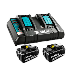 Carregador De Bateria Duplo Makita DC18RD 127V + 2 Baterias 18V  5.0 Ah Lxt BL1850B Kit Original em Oferta na Shopee