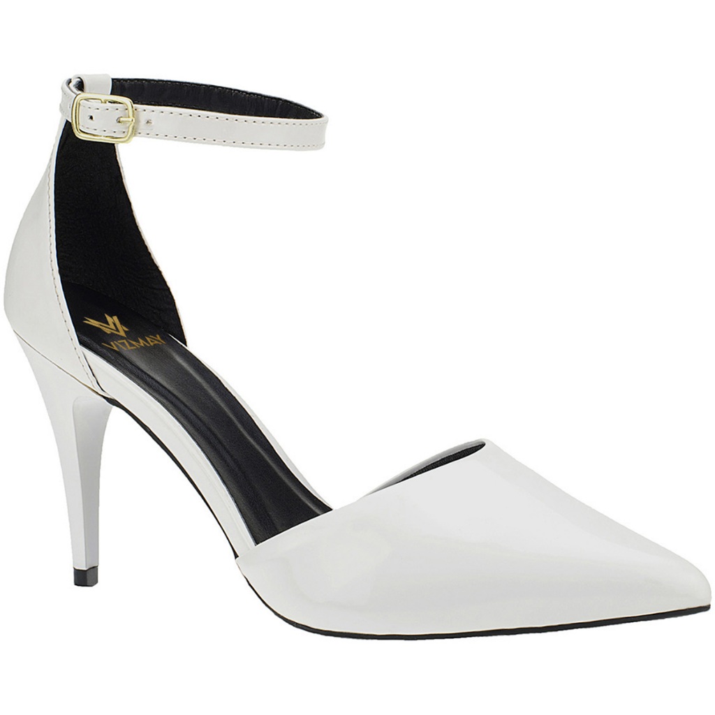 Sapato Feminino Fechado Social Scarpin Bico Fino Salto Alto Fino Elegante 9000