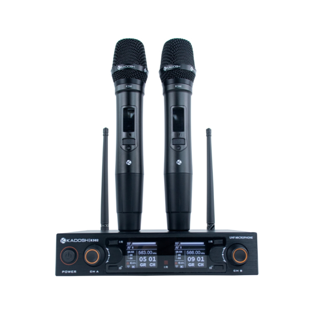 Microfone Kadosh Duplo Sem Fio K 502 M Original em Oferta na Shopee