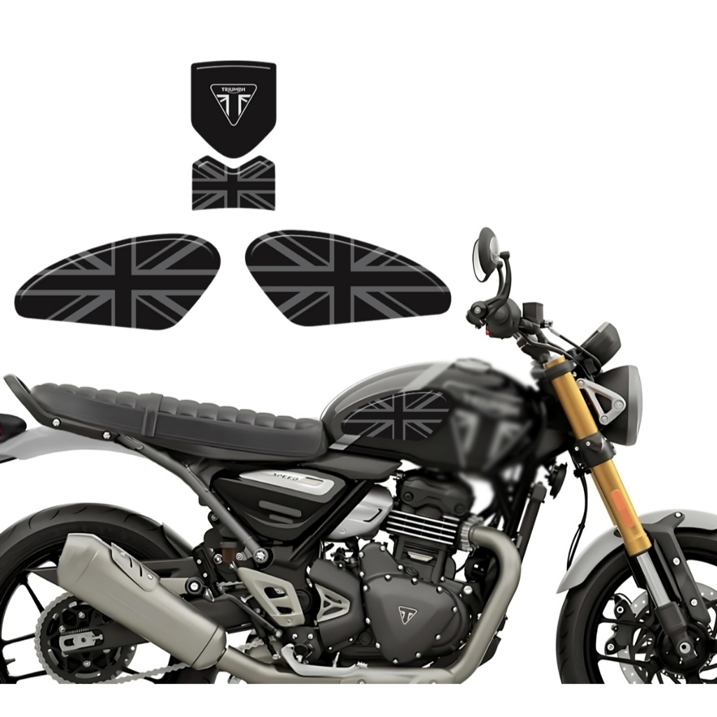 Adesivo Protetor Tanque Lateral M01 Moto Triumph Speed 400