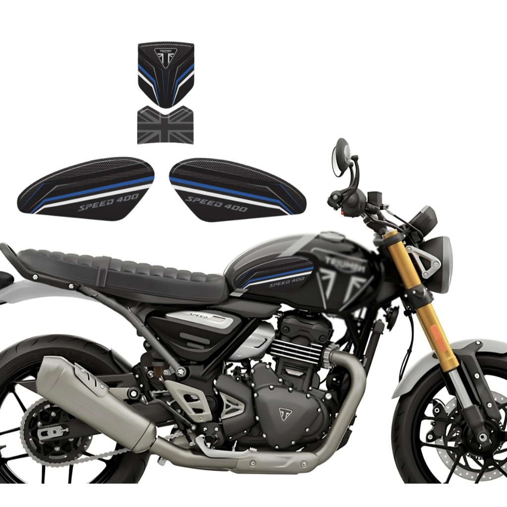 Adesivo Protetor Tanque Lateral M02 Moto Triumph Speed 400