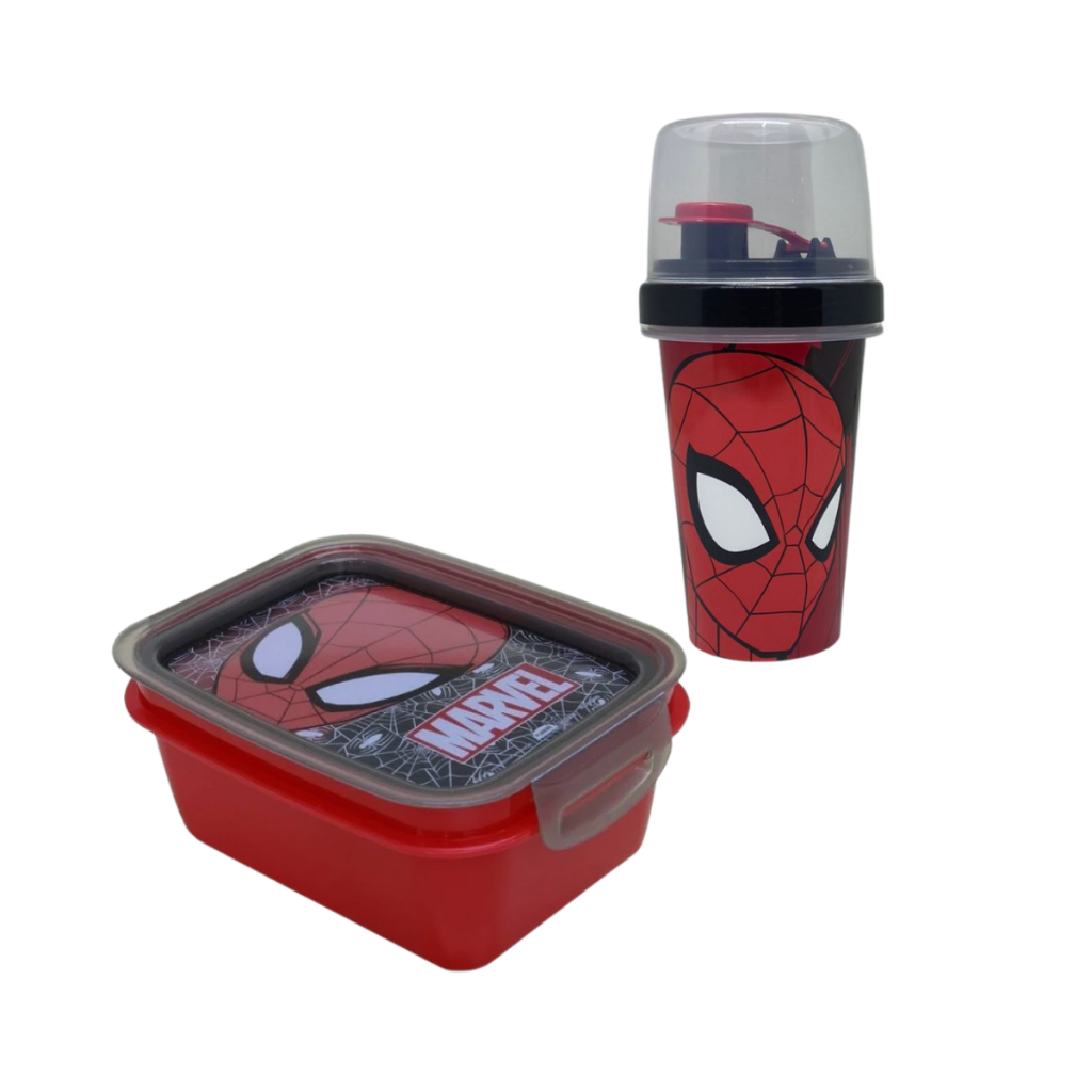 Kit Lanche Mini Marmita Pote Infantil C/ Garrafinha Mini Shakeira 320ml Copo Infantil Super Heróis em Oferta na Shopee
