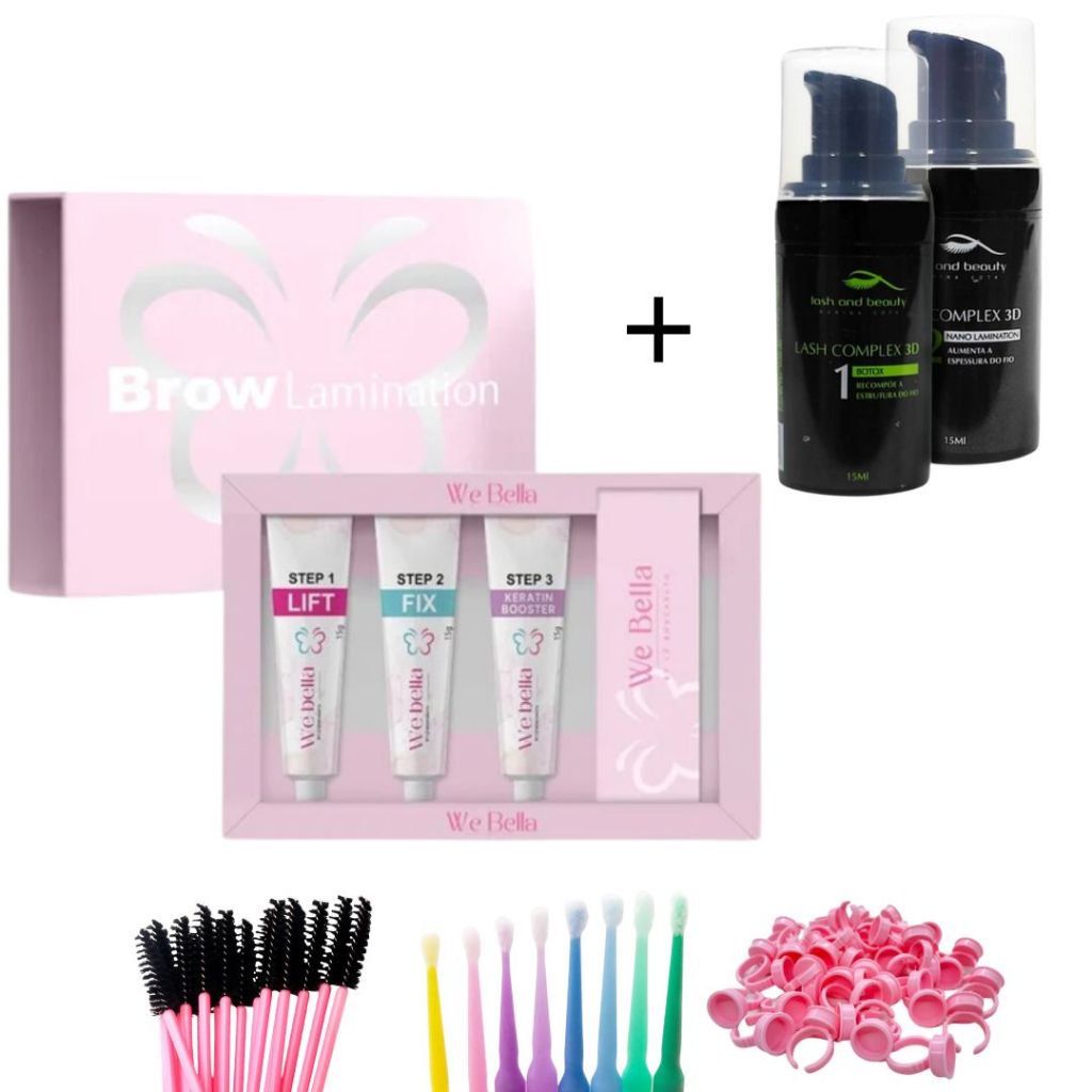 Kit We Bella Brow Lamination + Complex 3D Lash and Beauty