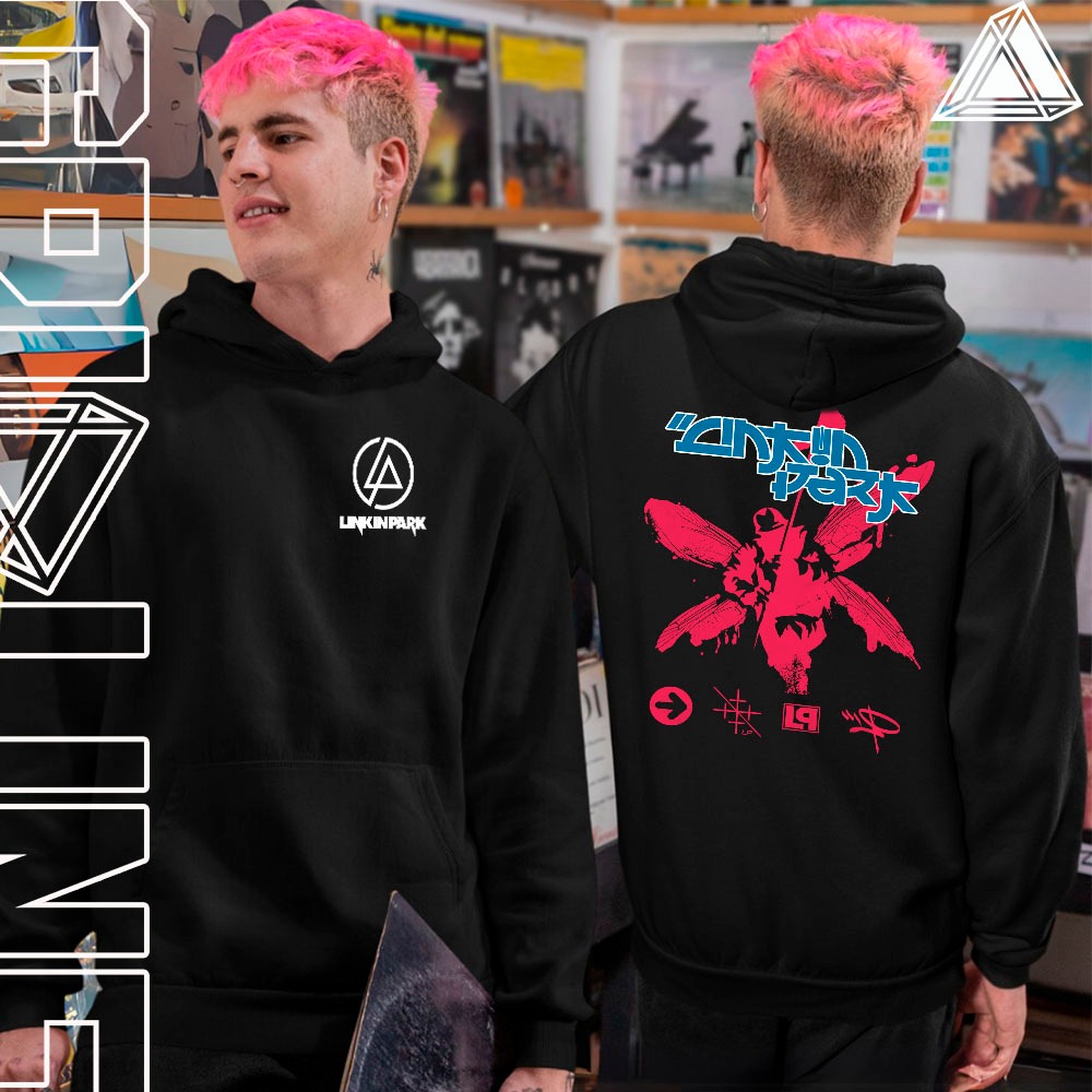 Blusa De Frio Moletom Algodão Com Capuz Banda De Rock Linkin Park Álbum Lp Soldier Unissex