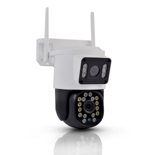 Câmera de Segurança IP Externa Rotativa WiFi HD 1080p com Lente Dupla, Auto Tracking e Visão Noturna em Oferta na Shopee