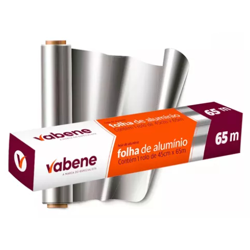Rolo Papel Alumínio Bobina 45cm X 65m Excelente Qualidade em Oferta na Shopee