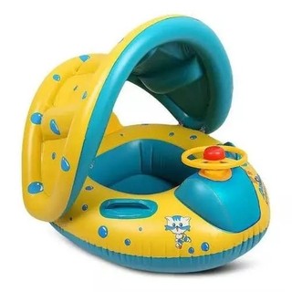 80 CM Boia inflável. Boia para bebês. Boia infantil com proteção solar. Material super resistente.