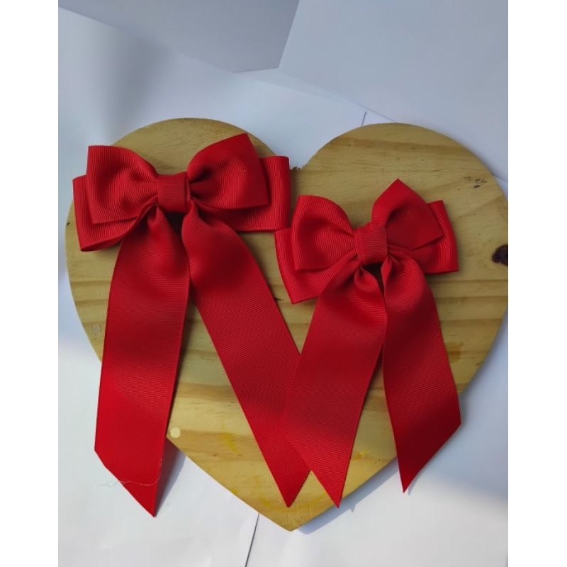 Laço de Cabelo Infantil e Adulto Virgínea Kit c/2unid(Mãe e Filha)Tendencia Moda Casual Laço de Ponta