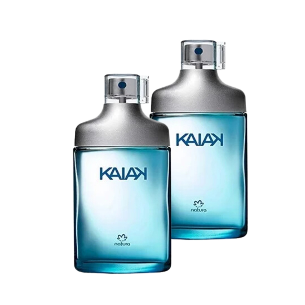 Kit 2 Perfume Masculino Kaiak - Cheiro de Mar Verão 100 ml cada Envio imediato a sua compra!!!