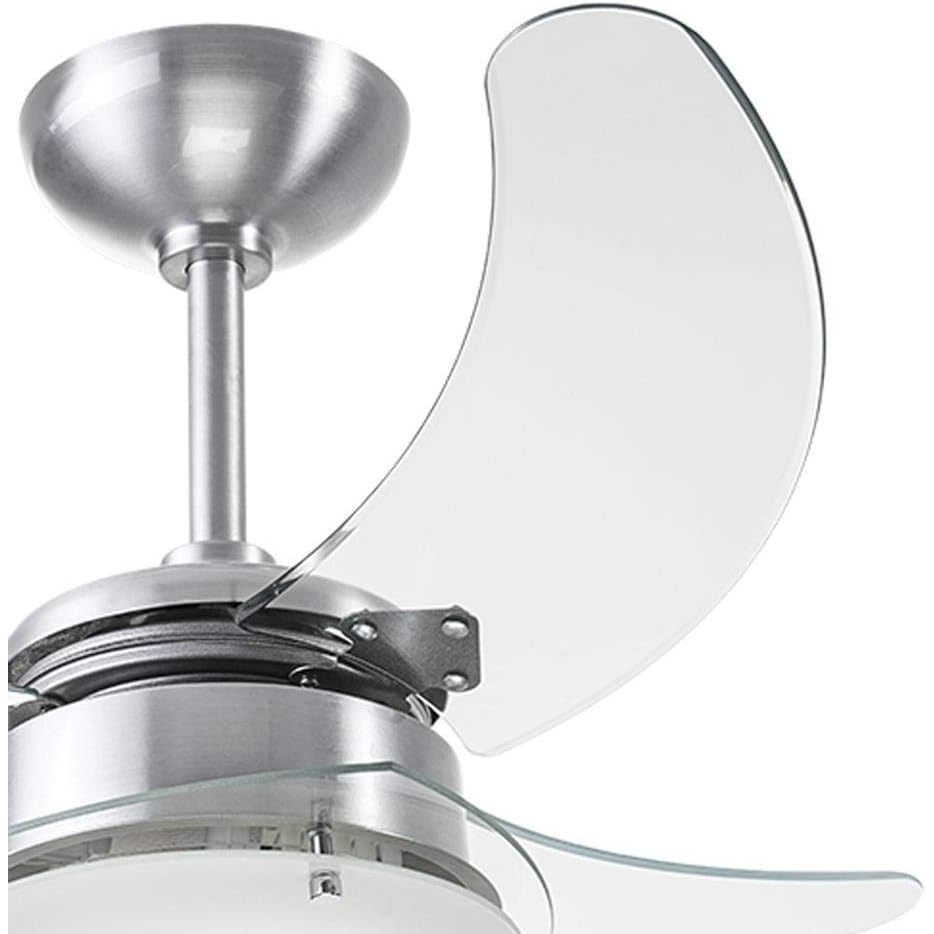 Ventilador de Teto Chanceler Tron Transparente com Luminária 130W em Oferta na Shopee