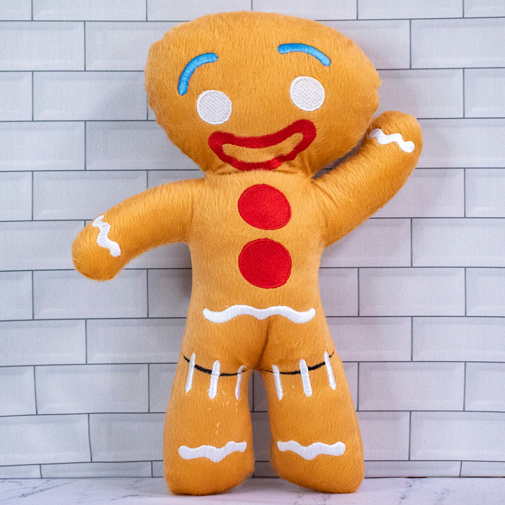 BONECO DE PELÚCIA HOMEM BISCOITO FILME SHREK 30 CENTÍMETROS
