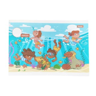 Caderno de Desenho 40 Folhas Brochura Pequeno Capa Flexivel Escolar Kit 1-3-6 Cadernos