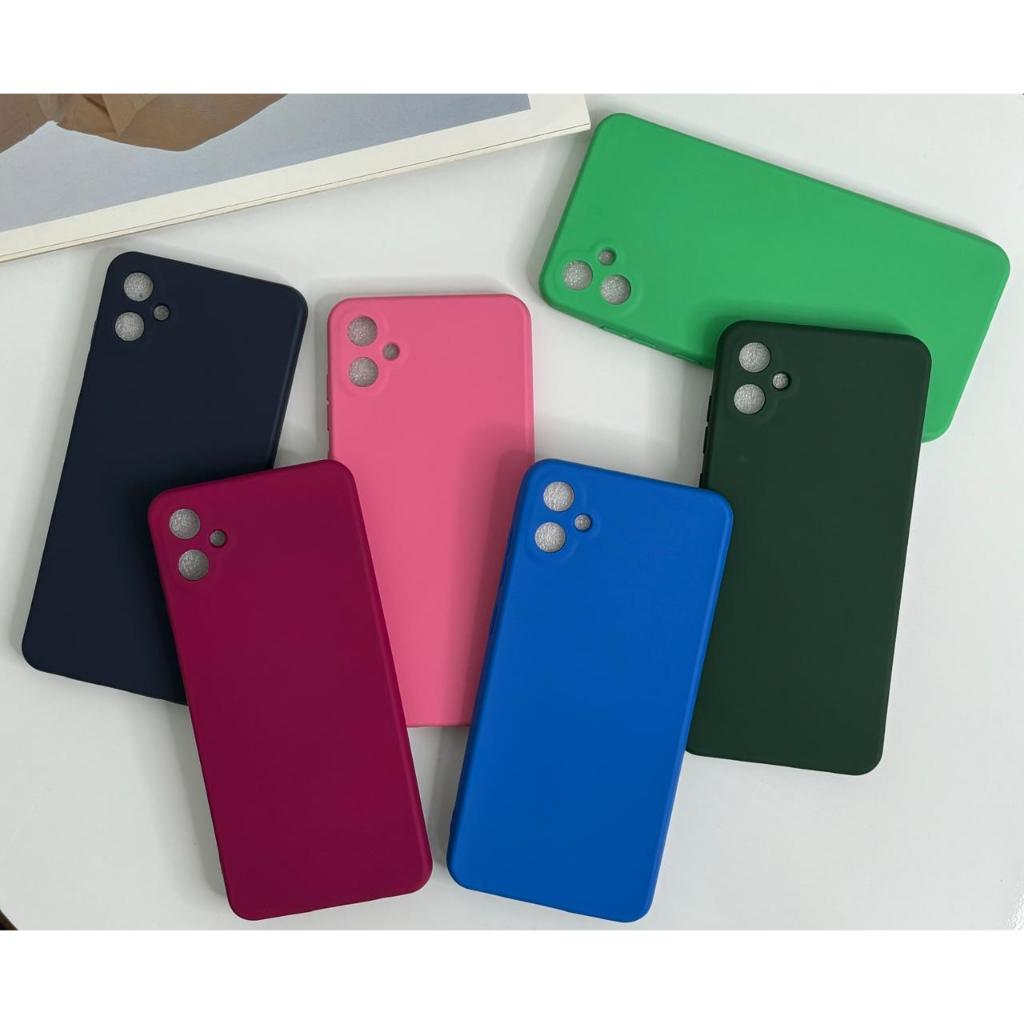 Capa Capinha Para A05 Silicone Aveludado Película Case em Oferta na Shopee