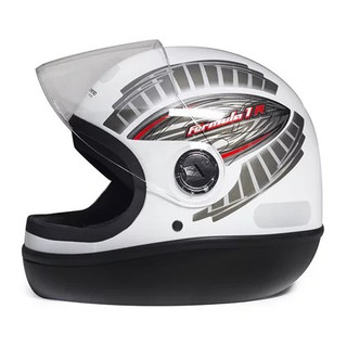 Capacete Masculino San Marino Branco Modelo Fechado Grafic Capacete Branco Capacete Branco Masculino