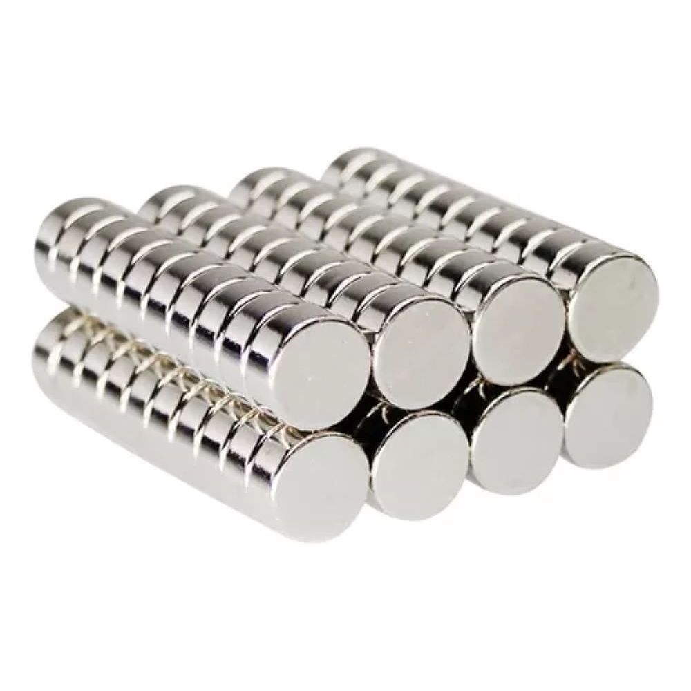 Kit com 20 Peças Ímã de Neodímio 10x4mm N35 Super Forte em Oferta na Shopee