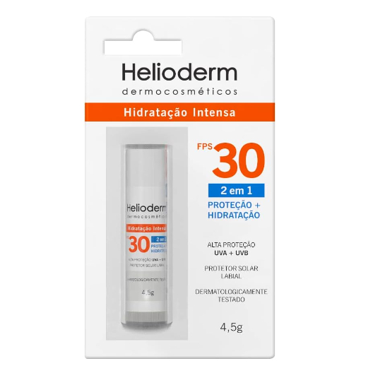 Protetor Solar Labial Helioderm Suncare Fps 30 4,5 G