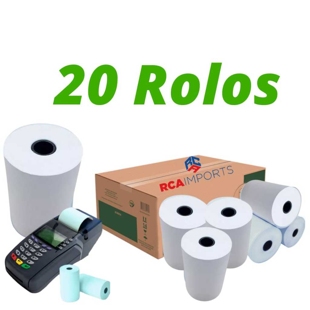 Bobina térmica 57mm para Maquina de cartão de crédito