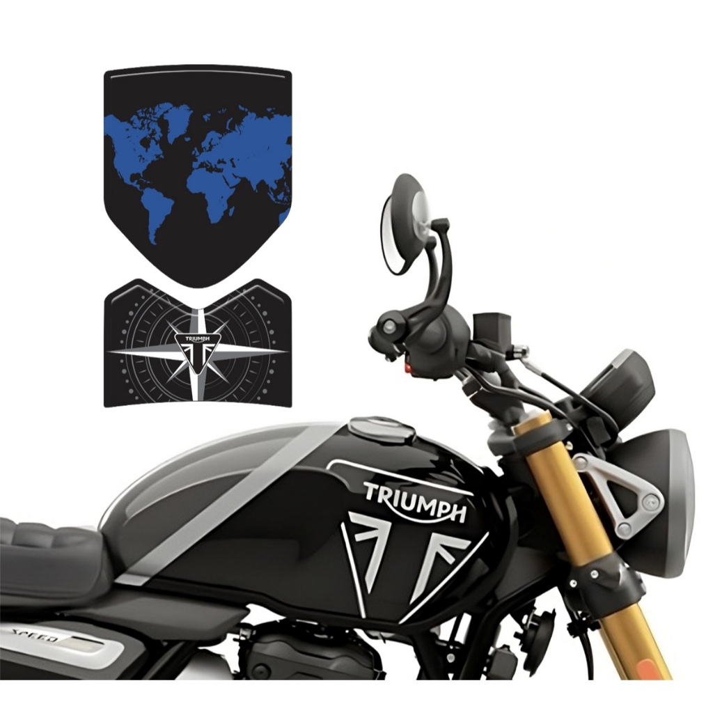 Adesivo Protetor Resinado Tanque M02 Moto Triumph Speed 400