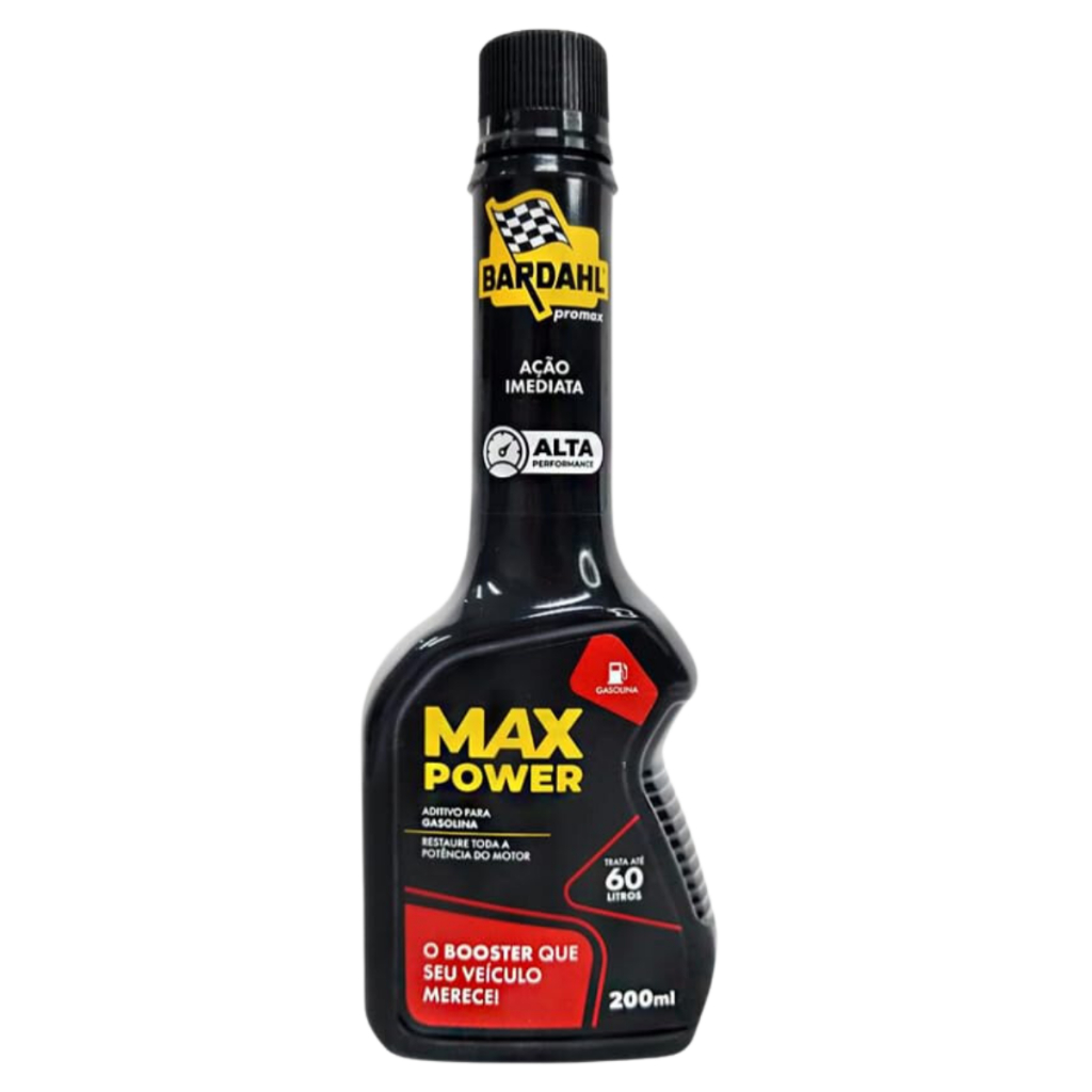 ADITIVO COMBUSTÍVEL GASOLINA MOTOR BARDAHL MAX POWER em Oferta na Shopee