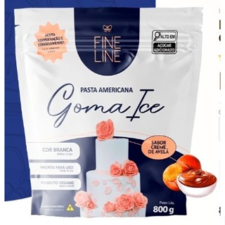 Pasta Americana Tradicional 800g Goma Ice - Fine Line em Oferta na Shopee